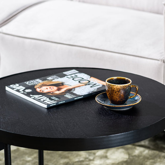 Dimehouse Salontafel Set Van 2 Macy Acaciahout Zwart