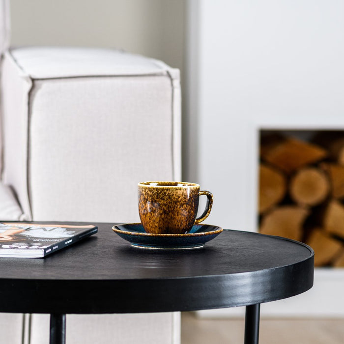 Dimehouse Salontafel Set Van 2 Macy Acaciahout Zwart