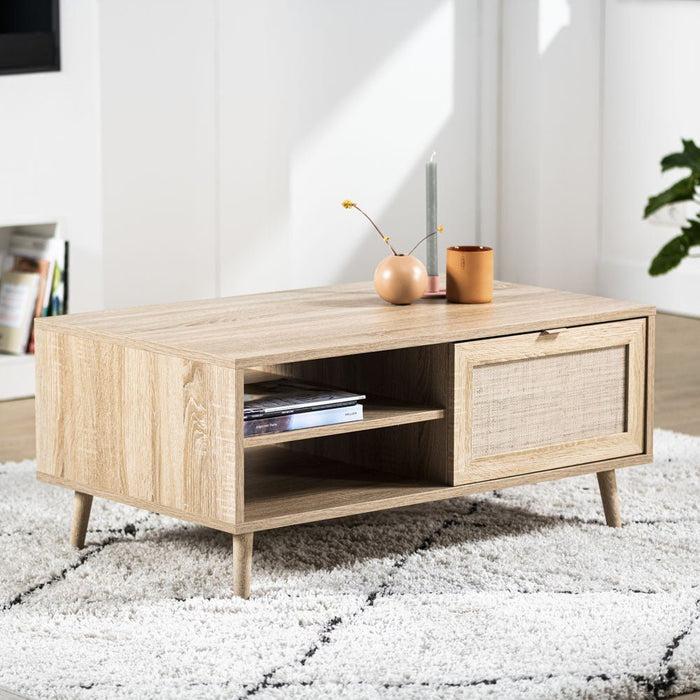 Dimehouse Salontafel Silke Sedona Eikenlook 100x60 Cm