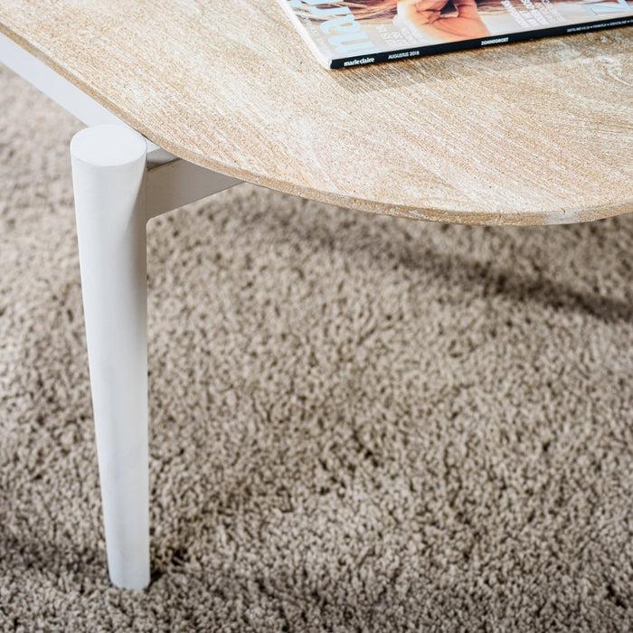 Dimehouse Scandinavische Salontafel Kylie Ovaal Mangohout 120x60 Cm