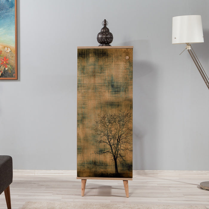 Dimehouse Schoenenkast Filinta Sonoma Eik Boom Melamine 50x135x38 Cm