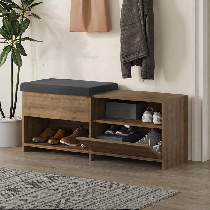 Dimehouse Schoenenkast Filux Naturel Melamine 120 3x51x40 5 Cm