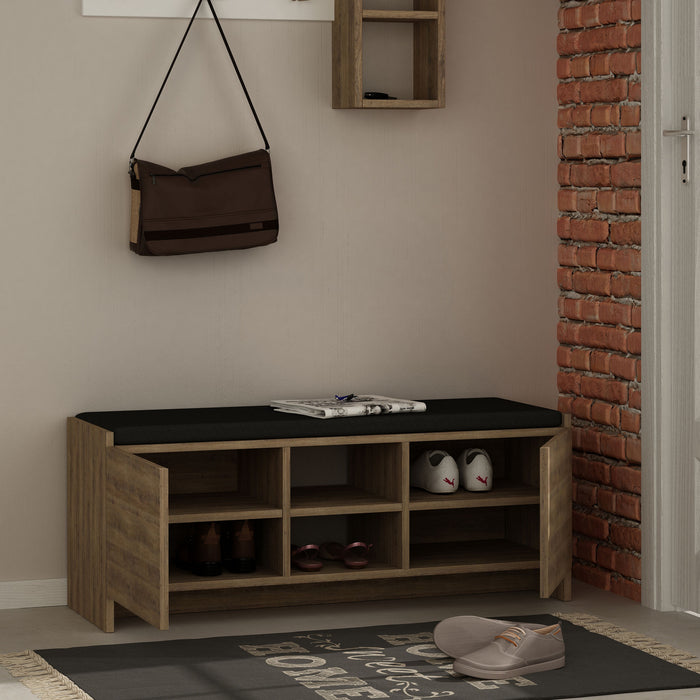 Dimehouse Schoenenkast Zulla Naturel Melamine 110x43x37 Cm