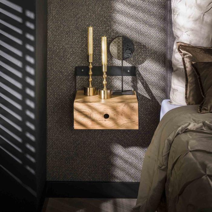 dimehouse Set van 2 Nachtkastjes Ceriel Acaciahout Naturel met Lade