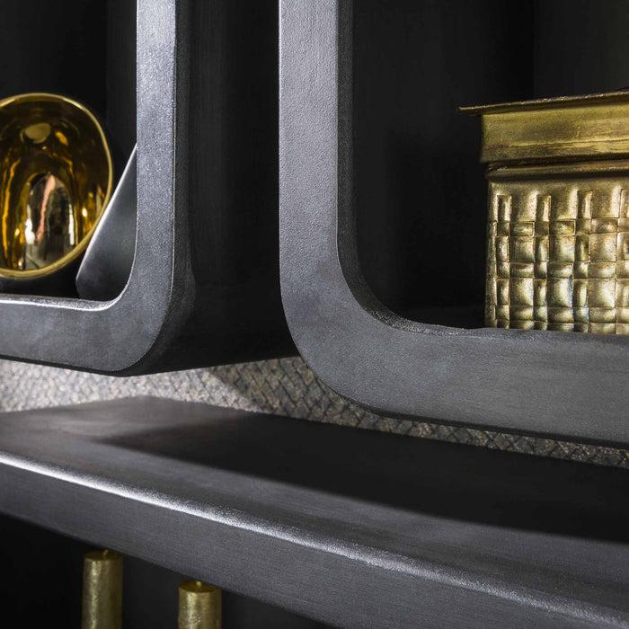 Dimehouse Set Van 4 Wandplanken Kai Acaciahout Donkergrijs