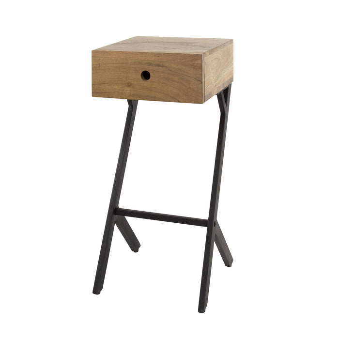 Dimehouse Smal Nachtkastje Lennard Acaciahout 1 Lade