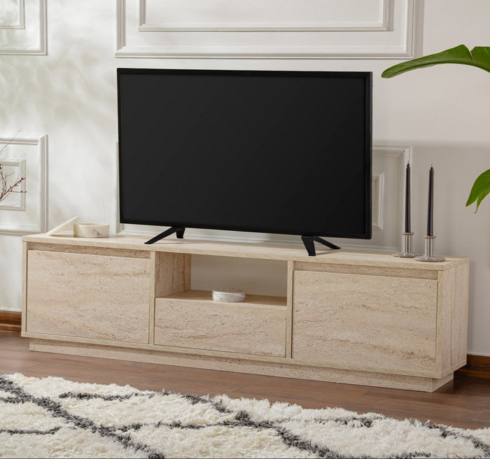 dimehouse TV Meubel Beige Melamine Flare 42x160x29 5 cm