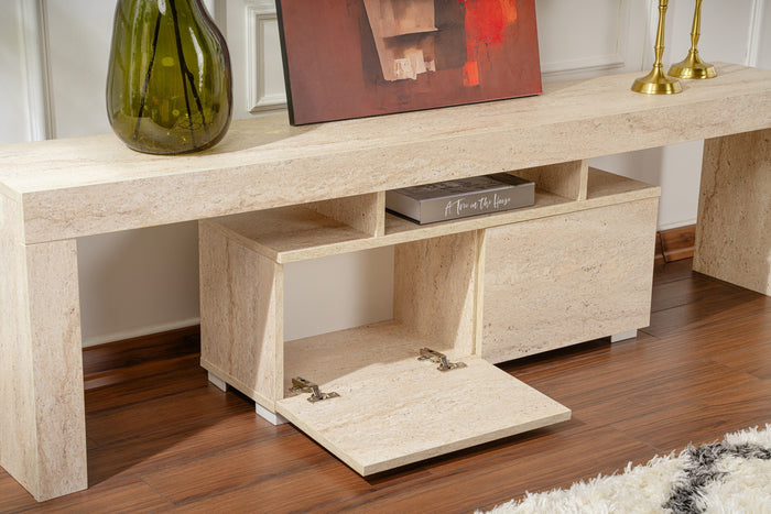 Dimehouse TV Meubel Beige Melamine Vertex 50x180x31 3 Cm