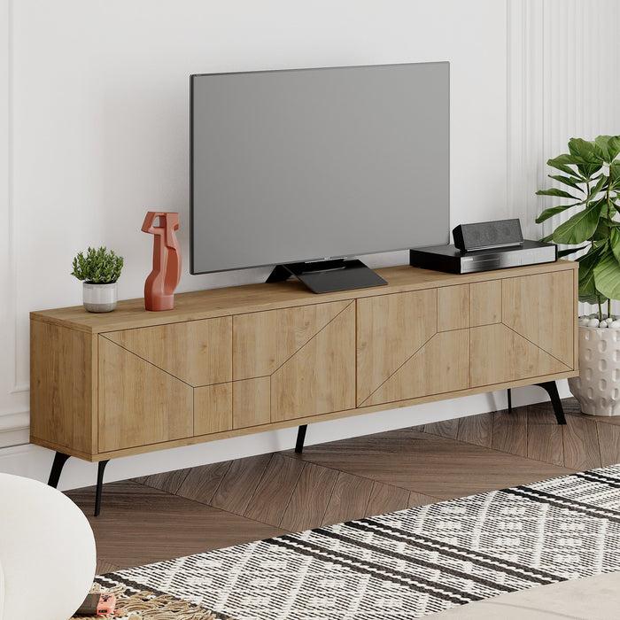 Dimehouse TV Meubel Dune Eik Melamine 180x50x29 6 Cm