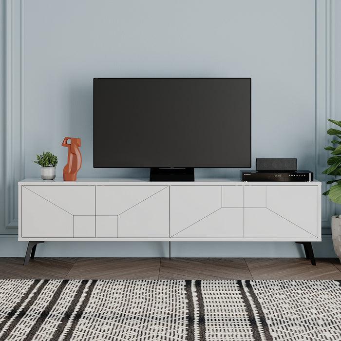 Dimehouse TV Meubel Dune Wit Melamine 180x50x29 6 Cm