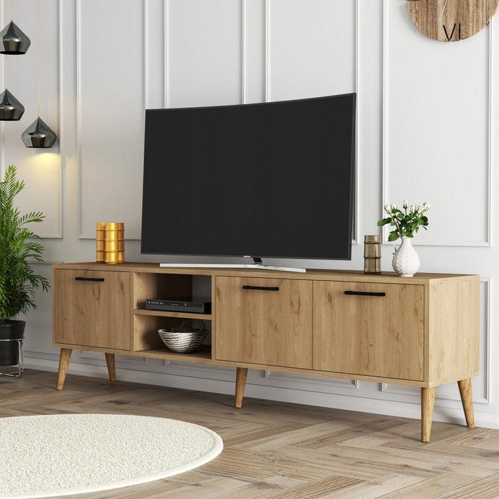 Dimehouse TV Meubel Exxen Eik Melamine 180x52x35 Cm