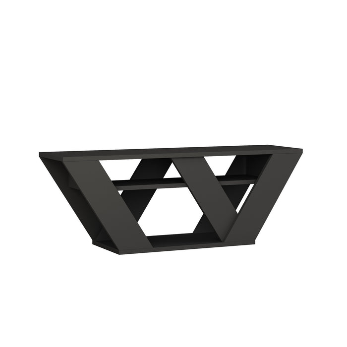 Dimehouse TV Meubel Pipralla Antraciet Melamine 110x40x30 Cm