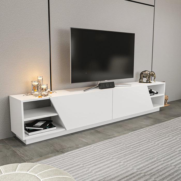 Dimehouse TV Meubel Rhodes Wit Melamine 240x47 4x37 1 Cm