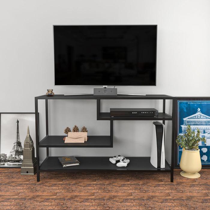 dimehouse TV Meubel Robbins Black Antraciet Zwart Melamine 120x75x39 cm