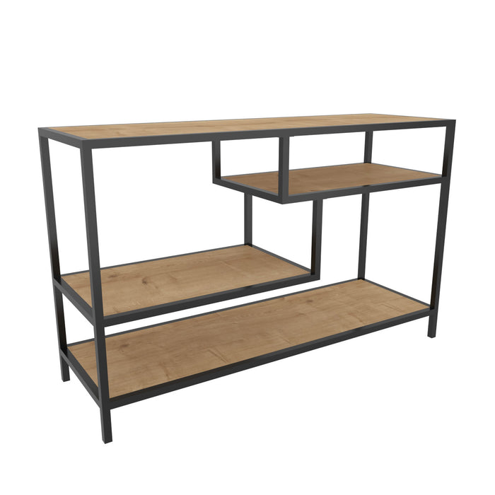 Dimehouse TV Meubel Robbins Black Eik Zwart Melamine 120x75x39 Cm