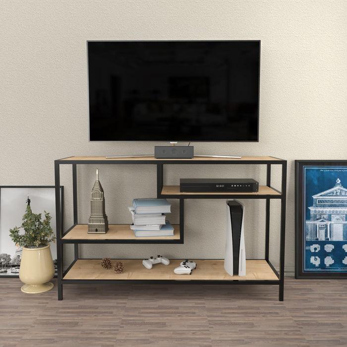 dimehouse TV Meubel Robbins Black Eik Zwart Melamine 120x75x39 cm