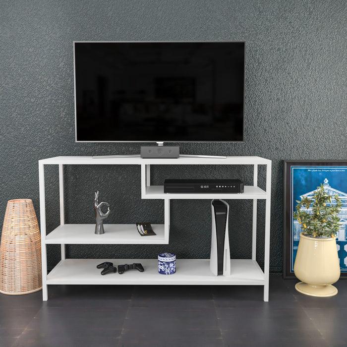 dimehouse TV Meubel Robbins White Wit Melamine 120x75x39 cm