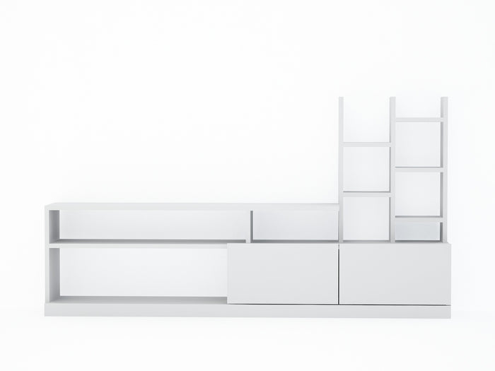 Dimehouse TV Meubel Set Dolunay Wit Melamine 164 4x91 3x25 Cm