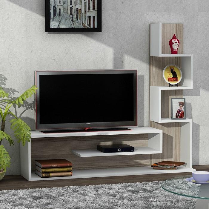 dimehouse TV Meubel Set Metehan Wit Cordoba Melamine 120x33 1x cm