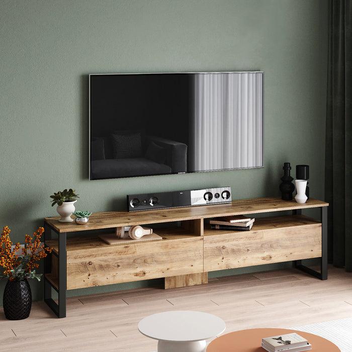 Dimehouse TV Meubel Set Sable Atlantisch Dennenhout Melamine 180x56x35 5 Cm