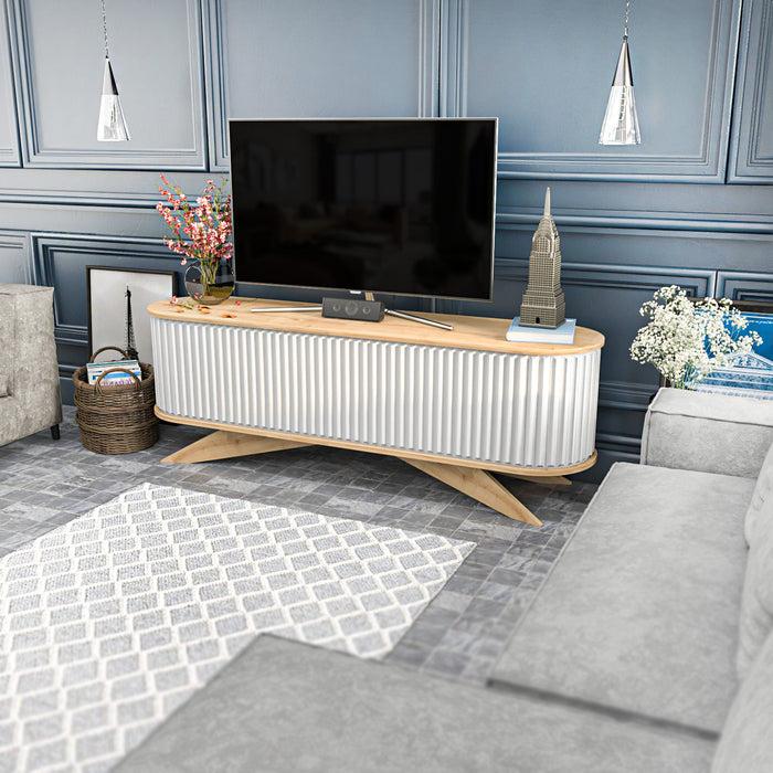 Dimehouse TV Meubel Stor Saffier Wit Melamine 180x60x43 Cm