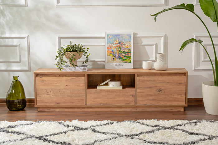 Dimehouse TV Meubel Vanguard Atlantisch Dennenhout Melamine 160x42x29 5 Cm