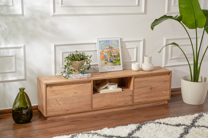 Dimehouse TV Meubel Vanguard Atlantisch Dennenhout Melamine 160x42x29 5 Cm