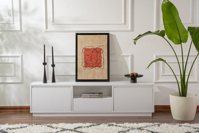 Dimehouse TV Meubel Vanguard Naturel Wit Melamine 160x42x29 5 Cm