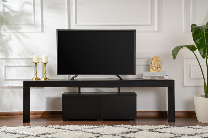 Dimehouse TV Meubel Zwart Melamine Vertex 50x180x31 3 Cm