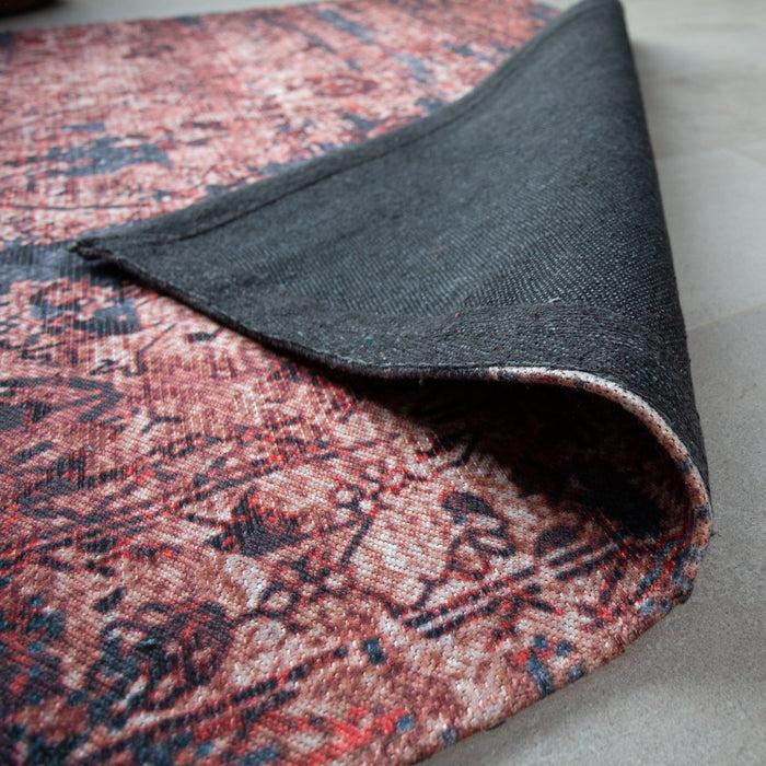 dimehouse Vloerkleed Rood Gebloemd Dylan 160x230 cm