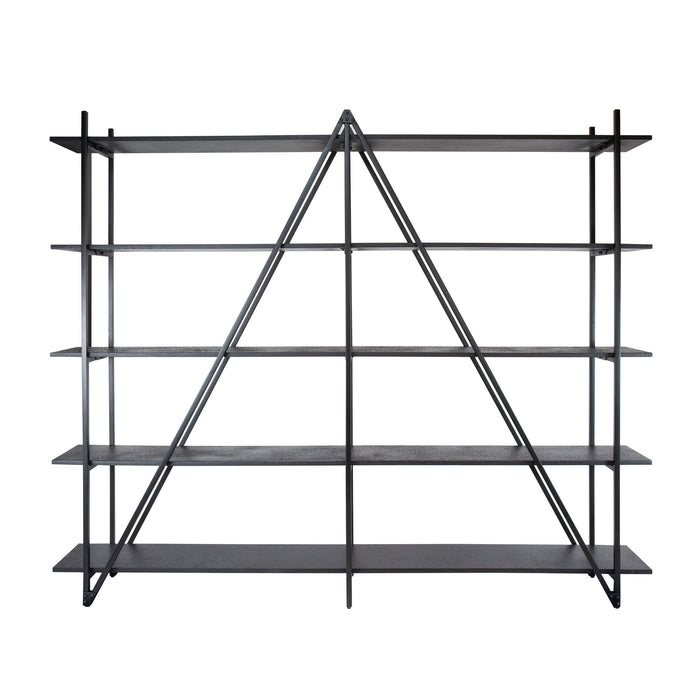 Dimehouse Wandkast Loek 5-laags Metaal Grijs 220 Cm