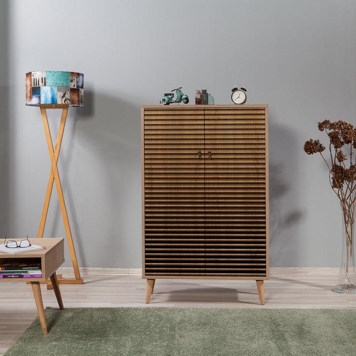 Dimehouse Wandkast Multibox Sonoma Eik Melamine 80x127x36 Cm