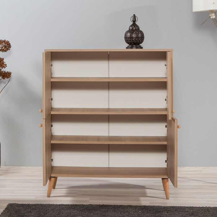 Dimehouse Wandkast Multilux Sonoma Eik Melamine 95x111x36 Cm