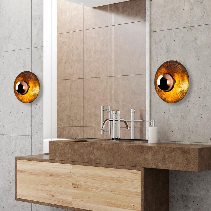 Dimehouse Wandlamp Koperkleurig 38 Cm Metaal Elevate