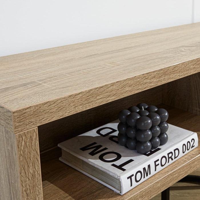 Dimehouse Zwevend TV Meubel Bernie Robson Eiken Melamine 145x30x35 Cm