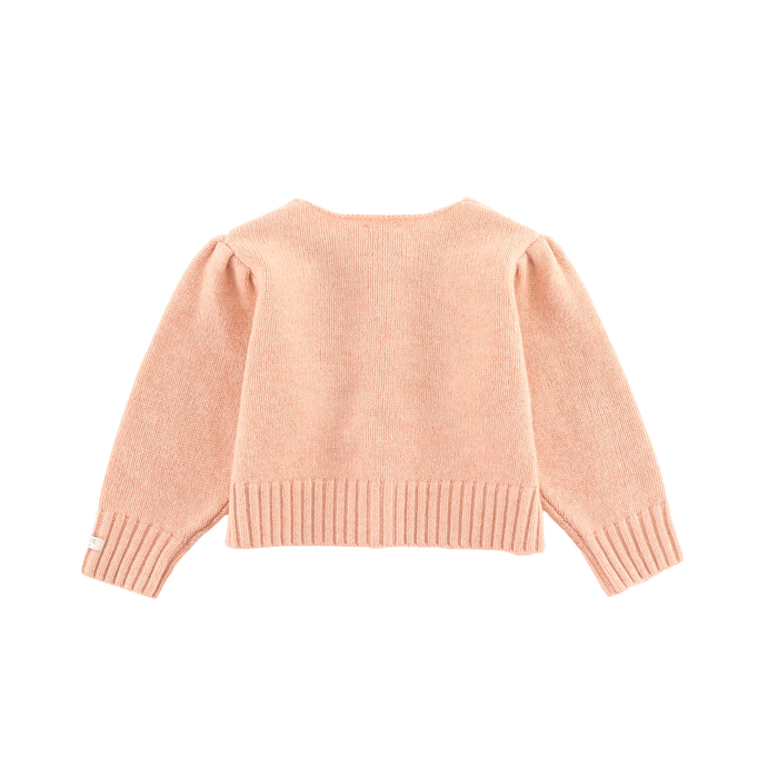 Donsje Amynda Merino Wool Cardigan | Cloudy Rose Melange