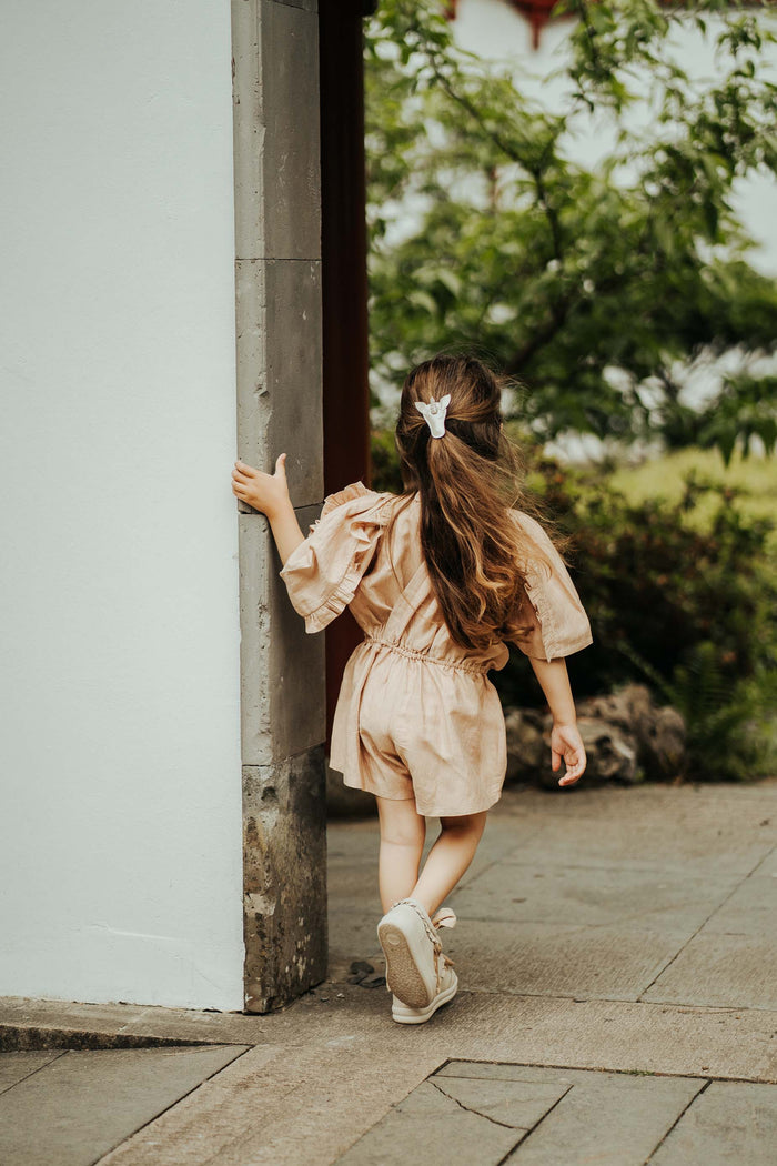 Donsje Blinc Clip | Unicorn | Off White Metallic Leather