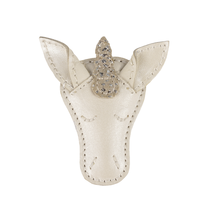 donsje Blinc Clip | Unicorn | Off White Metallic Leather