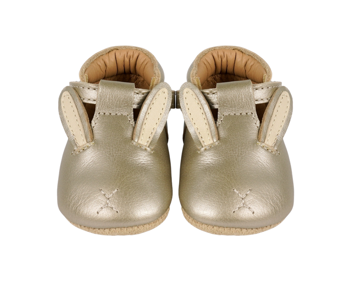 Donsje Blinc Shoes | Bunny | Champagne Metallic Leather