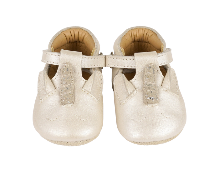 Donsje Blinc Shoes | Unicorn | Off White Metallic Leather