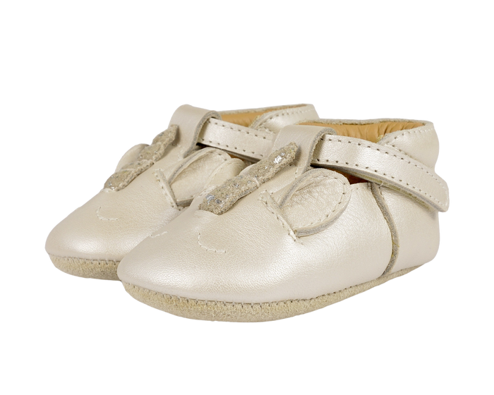 donsje Blinc Shoes | Unicorn | Off White Metallic Leather