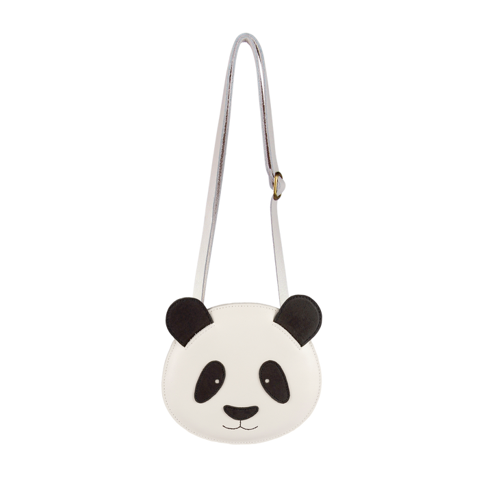 Donsje Britta Classic Purse | Panda | Off White Leather