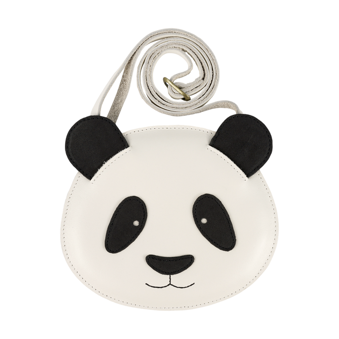 Donsje Britta Classic Purse | Panda | Off White Leather