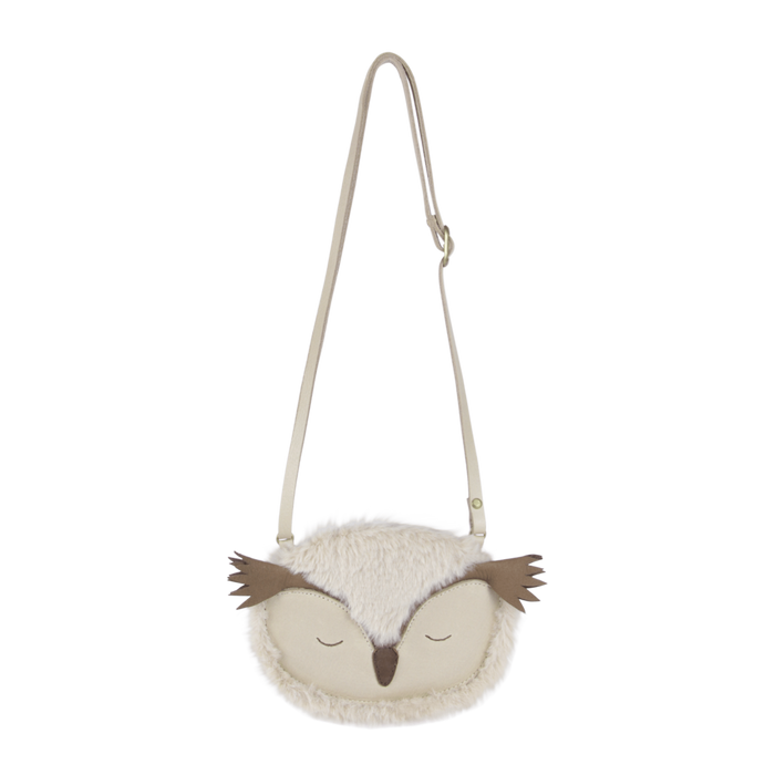 Donsje Britta Exclusive Purse | Owl | Ivory Classic Leather