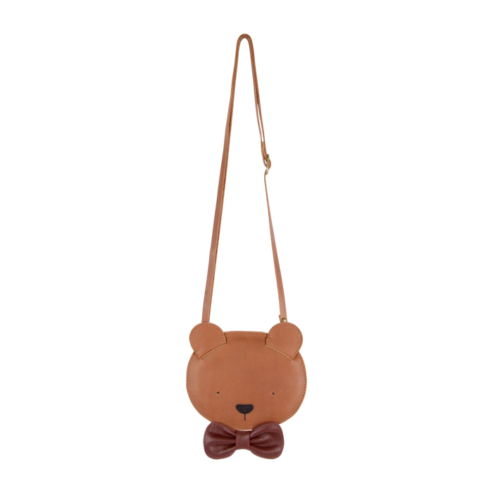 Donsje Britta Exclusive Purse | Winter Bear | Cognac Classic Leather