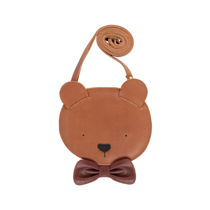 donsje Britta Exclusive Purse | Winter Bear | Cognac Classic Leather