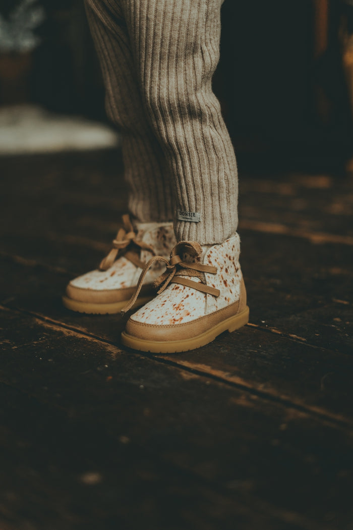 Donsje Buddy Exclusive Boots | Brown Brushed Cow Hair