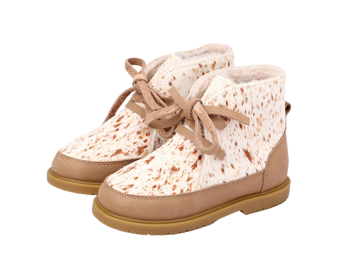 donsje Buddy Exclusive Boots | Brown Brushed Cow Hair
