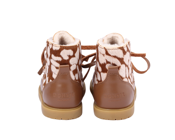 Donsje Buddy Exclusive Boots | Brown Spotted Cow Hair