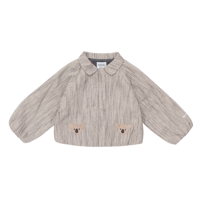 donsje Corneel Jacket | Koala | Blue Marine - White Striped